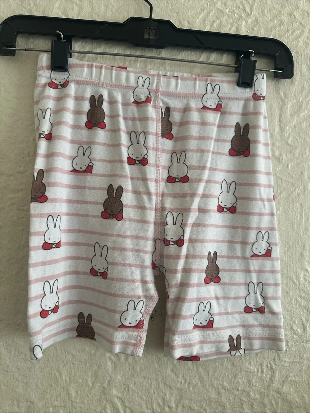 Hanna Andersson Girls Miffy Bunny Pajama Shorts 10